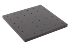 Grundplatten Aluminium mit Gewindebohrungen Grundplatten Aluminium mit Gewindebohrungen