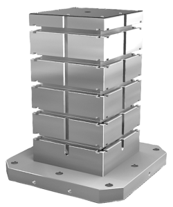 Cubes en fonte grise avec rainures en T Cubes en fonte grise avec rainures en T