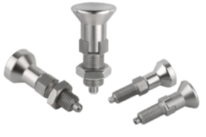 Spine di posizione in acciaio inox con impugnatura a fungo in acciaio inox - inch Spine di posizione in acciaio inox con impugnatura a fungo in acciaio inox - inch