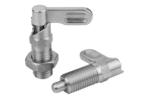 Doigts d'indexage verrouillables en Inox avec butée Doigts d'indexage verrouillables en Inox avec butée