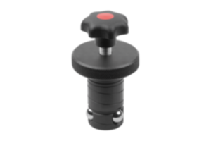 Positionierzylinder Ball Lock Stahl mit Sterngriff Positionierzylinder Ball Lock Stahl mit Sterngriff