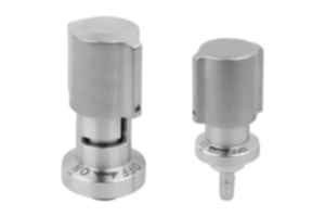 Goupilles d’arrêt en inox, rétractables avec bouton rotatif et tête rotative en inox Goupilles d’arrêt en inox, rétractables avec bouton rotatif et tête rotative en inox