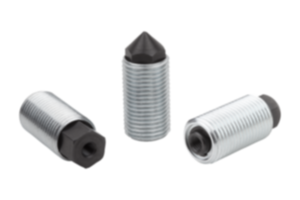 Poussoir à ressort à tige de traction avec protection anti-rotation Poussoir à ressort à tige de traction avec protection anti-rotation