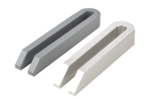 Spanneisen gabelförmig DIN 6315, Stahl und Aluminium Spanneisen gabelförmig DIN 6315, Stahl und Aluminium