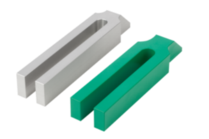 Spanneisen gabelförmig mit Nase Stahl und Aluminium Spanneisen gabelförmig mit Nase Stahl und Aluminium