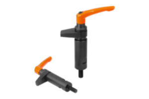 Spannhaken mit Bund und Klemmhebel mit Spannkraftverstärker Spannhaken mit Bund und Klemmhebel mit Spannkraftverstärker