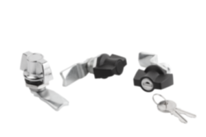 Verrous quart de tour à actionnement par manette, diamètre du boîtier 30,5 mm Verrous quart de tour à actionnement par manette, diamètre du boîtier 30,5 mm