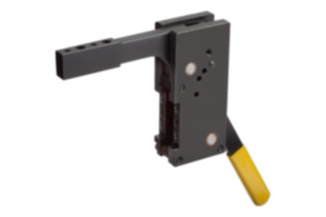 Manual clamp vertical with hole pattern on the front