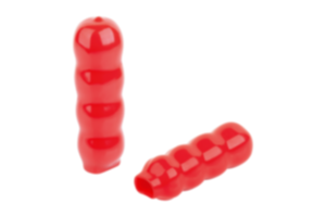Poignées en plastique, rondes avec support rectangulaire Poignées en plastique, rondes avec support rectangulaire