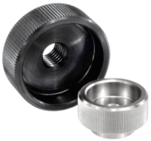 Dadi zigrinati in acciaio e acciaio inox DIN 6303 - inch Dadi zigrinati in acciaio e acciaio inox DIN 6303 - inch