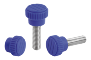 Boutons striés en plastique détectable visuellement Boutons striés en plastique détectable visuellement