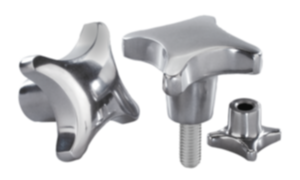 Écrou croisillon en aluminium, similaire à DIN 6335 Écrou croisillon en aluminium, similaire à DIN 6335