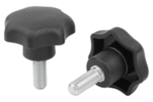 Boutons étoile en plastique DIN 6336 Boutons étoile en plastique DIN 6336