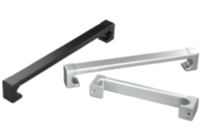 Pull handles, square aluminium
