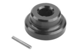 Thrust pads with retaining pin Thrust pads with retaining pin