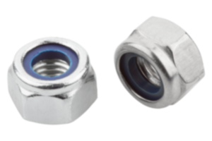 Écrou avec attache en polyamide, forme haute DIN 982 extension de gamme Écrou avec attache en polyamide, forme haute DIN 982 extension de gamme