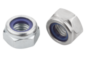 Écrou avec attache en polyamide, forme basse DIN 985 extension de gamme Écrou avec attache en polyamide, forme basse DIN 985 extension de gamme