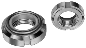 Slotted nuts with elastic lock Slotted nuts with elastic lock