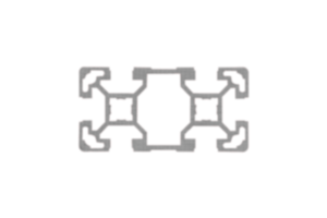 Profilés aluminium 40x80 légers Type B Profilés aluminium 40x80 légers Type B