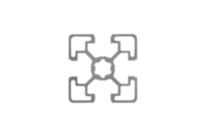 Aluminiumprofile 45x45 leicht Typ B Aluminiumprofile 45x45 leicht Typ B