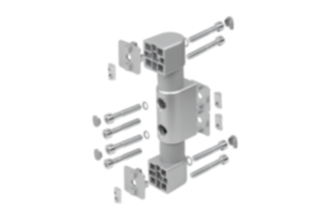 Articulations à friction doubles 40/80/40 de type I Articulations à friction doubles 40/80/40 de type I