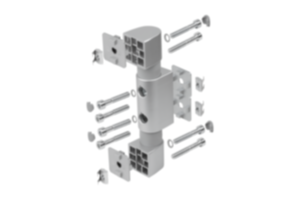 Articulations à friction doubles 45/90/45 de type B Articulations à friction doubles 45/90/45 de type B