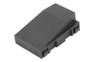 Plastic slide ramps for roller rails Plastic slide ramps for roller rails