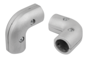 Stoßverbinder 90° Ø30 Typ I mit Verdrehsicherung Stoßverbinder 90° Ø30 Typ I mit Verdrehsicherung