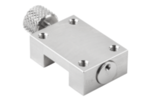 Elemento di bloccaggio per guide lineari profilate miniaturizzate Elemento di bloccaggio per guide lineari profilate miniaturizzate