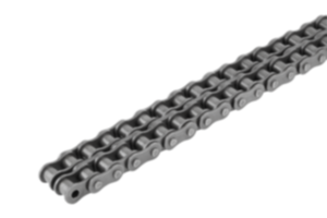 Roller chains duplex DIN ISO 606, curved link plate