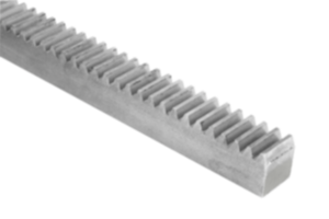 Cremagliere in acciaio inox dentatura fresata, dentatura dritta, angolo di pressione 20° Cremagliere in acciaio inox dentatura fresata, dentatura dritta, angolo di pressione 20°