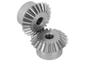 Engrenage conique en acier, rapport 1:1 Denture droite fraisée, angle de pression 20° Engrenage conique en acier, rapport 1:1 Denture droite fraisée, angle de pression 20°