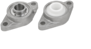 Unité de palier de boîtier palier applique, 2 trous, boîtier en inox Unité de palier de boîtier palier applique, 2 trous, boîtier en inox