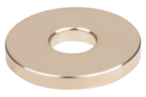 Spring discs, brass for elastomer buffers