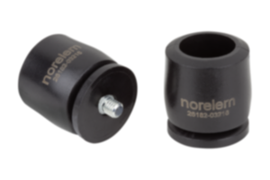 Tampon profilé amortissement axial, version souple Tampon profilé amortissement axial, version souple