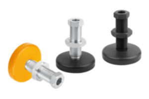 Piedini regolabili in acciaio con vite cava  Piedini regolabili in acciaio con vite cava