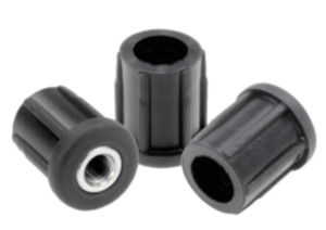 Bouchon à insert taraudé pour tube cylindrique Bouchon à insert taraudé pour tube cylindrique