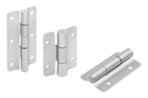 Hinges, stainless steel Hinges, stainless steel