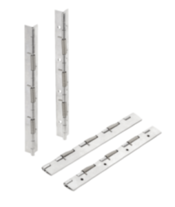 Spring hinges steel or stainless steel, 240 mm Spring hinges steel or stainless steel, 240 mm