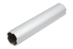 Rundrohre Aluminium mit Nut Rundrohre Aluminium mit Nut
