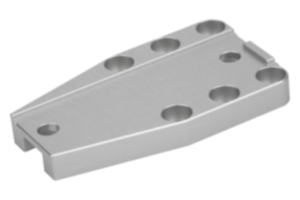 Plaques de fixation en aluminium pour étaux de précision