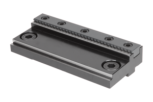 Mors épaulé avec mâchoire dentée pour étau de bridage CNC Mors épaulé avec mâchoire dentée pour étau de bridage CNC