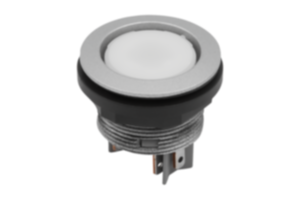 Pulsante luminoso, versione da incasso Ø 22,3 mm con connessione a faston, compatto Pulsante luminoso, versione da incasso Ø 22,3 mm con connessione a faston, compatto