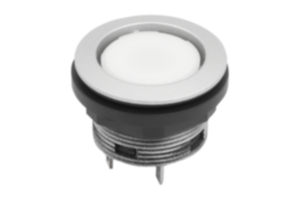 Pulsante illuminato, tattile, versione da incasso Ø 22,3 mm connessione a faston, compatto Pulsante illuminato, tattile, versione da incasso Ø 22,3 mm connessione a faston, compatto