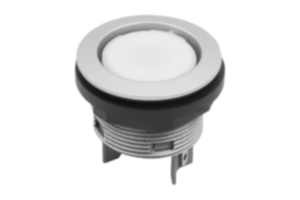 Voyant lumineux LED, version à encastrer, Ø 22,3 mm, raccordement par connecteur plat, compact Voyant lumineux LED, version à encastrer, Ø 22,3 mm, raccordement par connecteur plat, compact