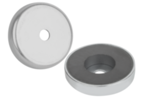 Magneti con foro cilindrico (magneti piatti) in ferrite dura Magneti con foro cilindrico (magneti piatti) in ferrite dura