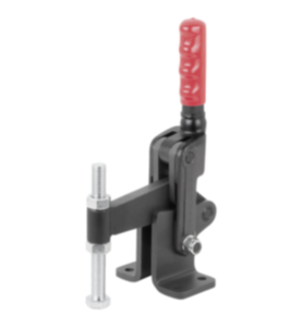 Toggle clamps vertical heavy-duty with fixed clamping spindle