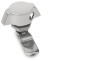 Quarter-turn lock stainless steel with wing grip