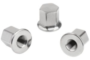 Écrous borgnes en Inox avec embase pour rondelles d'étanchéité Hygienic USIT® Écrous borgnes en Inox avec embase pour rondelles d'étanchéité Hygienic USIT®