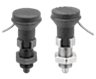 Arretierbolzen Stahl oder Edelstahl mit Zustandssensor, kabelgebunden, Form D